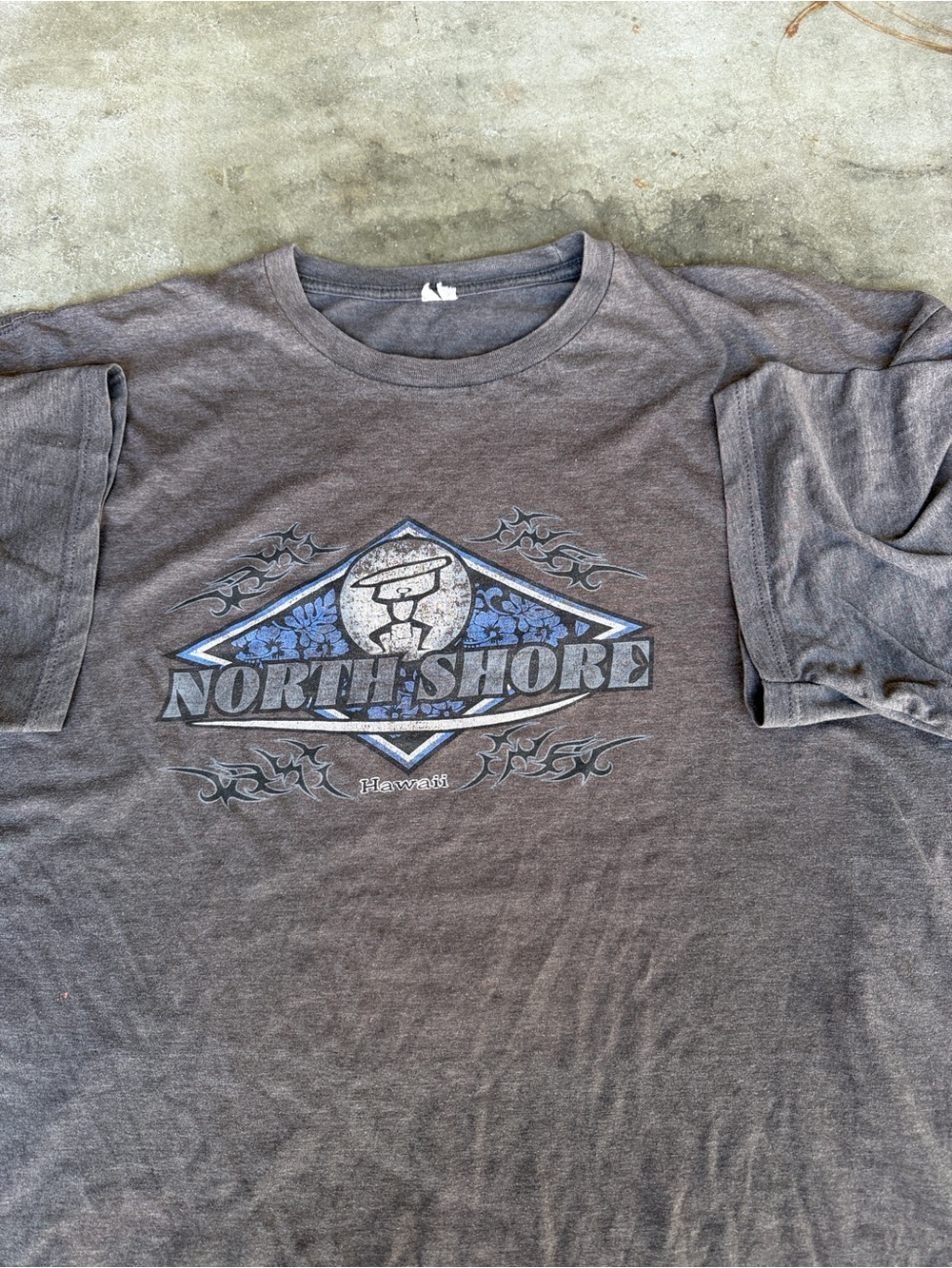 North Shore Hawaii Y2k Surf Tee Tribal Graphic Short Sleeve Men’s XL